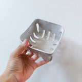 White Square Berry Bowl