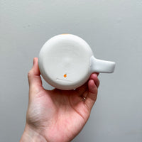 Orange Porcelain Mug