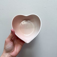 Pink & White Heart Matcha Bowl