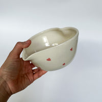 Red Hearts Heart Matcha Bowl 1