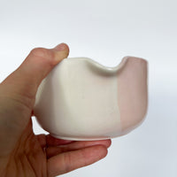 Pink & White Heart Matcha Bowl