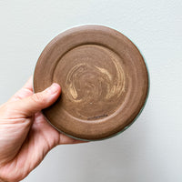 5" Matte Mint Speckled Donut Plate