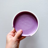 Matte Purple Porcelain Spoon Rest