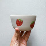4" Porcelain Strawberry Bowl