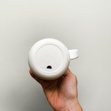 b&w Porcelain Half Moon Mug (13 oz)
