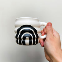 b&w Porcelain Rainbow Mug (14 oz)