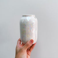Iridescent Mother of Pearl Tumbler w/ straw hole (13 oz)