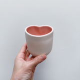 Pink Porcelain Heart Cup (9 oz)