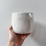5" Iridescent Mother of Pearl Planter