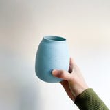 Robin's Egg Blue Speckled Vase