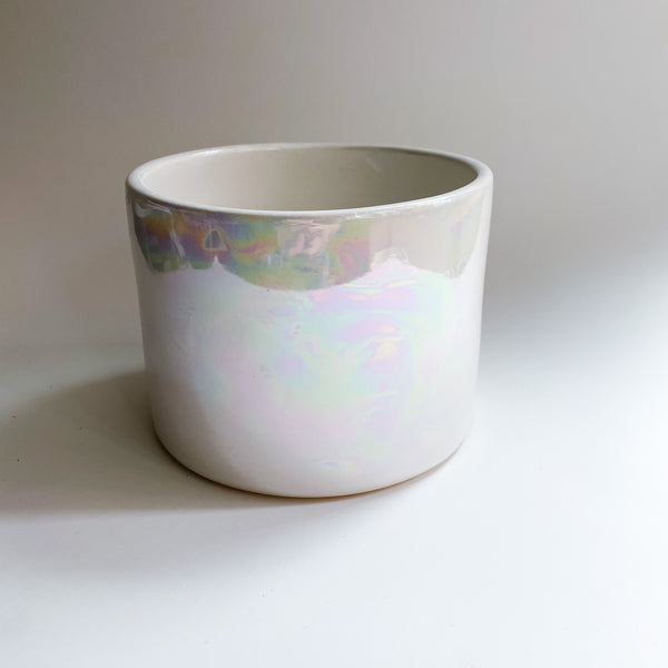 5" Iridescent Mother of Pearl Planter
